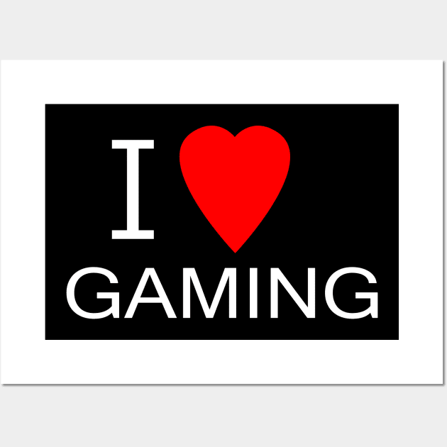 I love gaming Wall Art by GameOn Gear